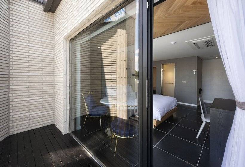 带观景的高级间, Brown Dot Tongyeong