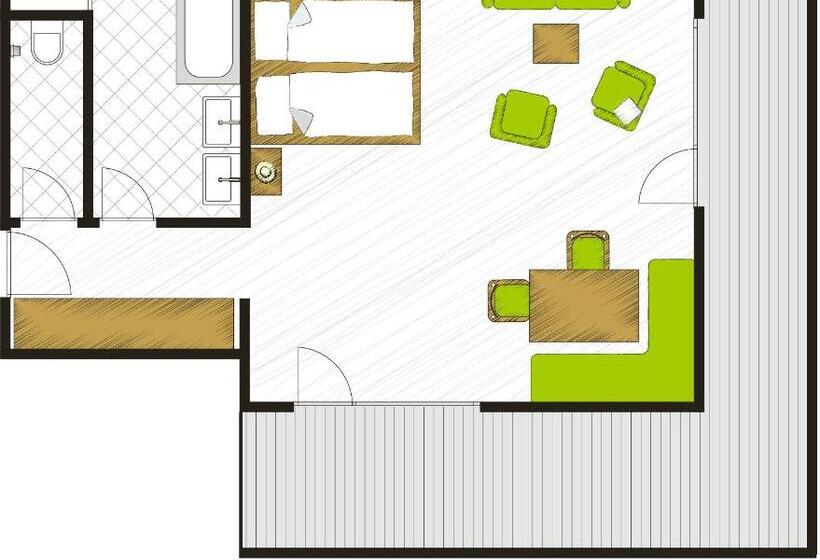 バルコニー付スイート, Walserberg