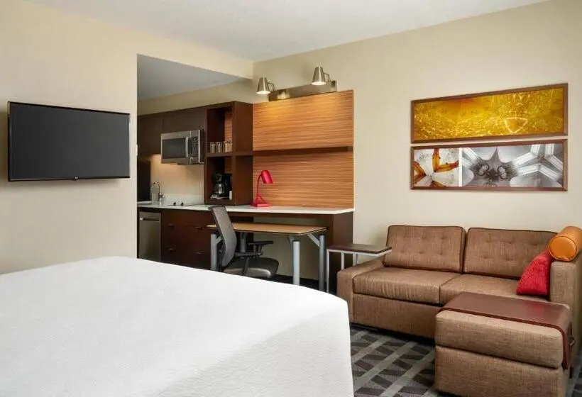 キングサイドベッドのスタンダードワンルーム, Towneplace Suites By Marriott Leesburg