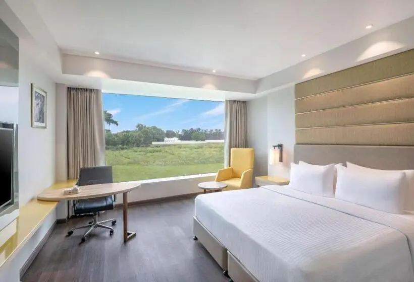 キングサイズベッドのデラックスルーム, Radisson Hotel Bareilly Airport