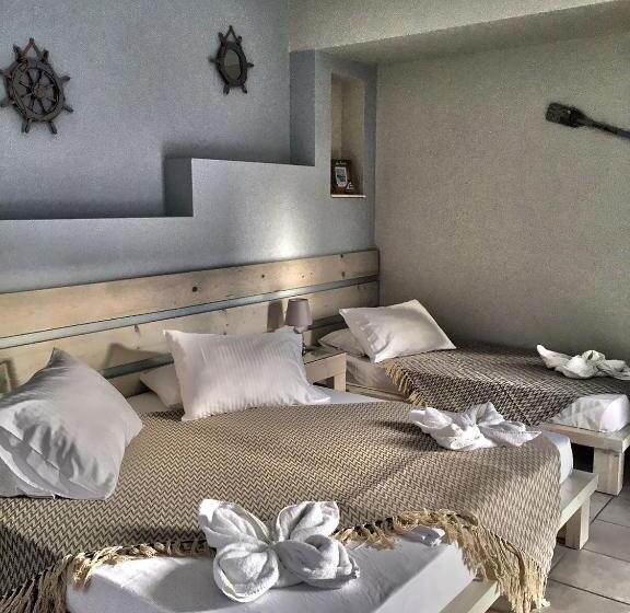 اتاق سه نفره دلوکس با چشمانداز دریا, Aegean Paradiso Vacation Club Adults Only