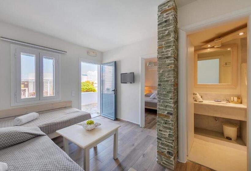 Family flat with pool view, Aegean Paradiso Vacation Club Adults Only