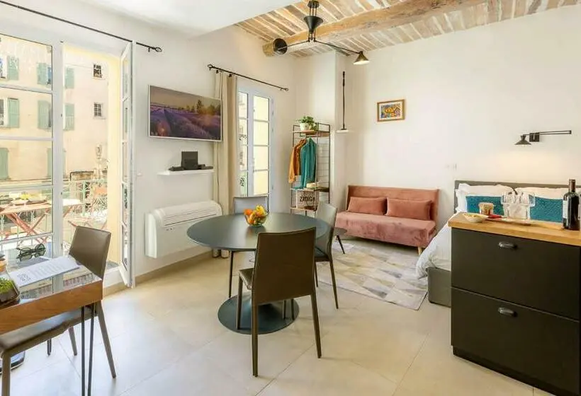 バルコニー付き１ベッドルームアパートメント, Provence Au Coeur Appart Hotels