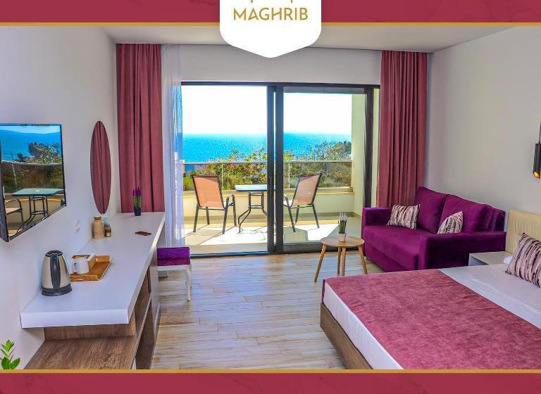 اتاق استاندارد با بالکن و چشمانداز دریا, Maghrib