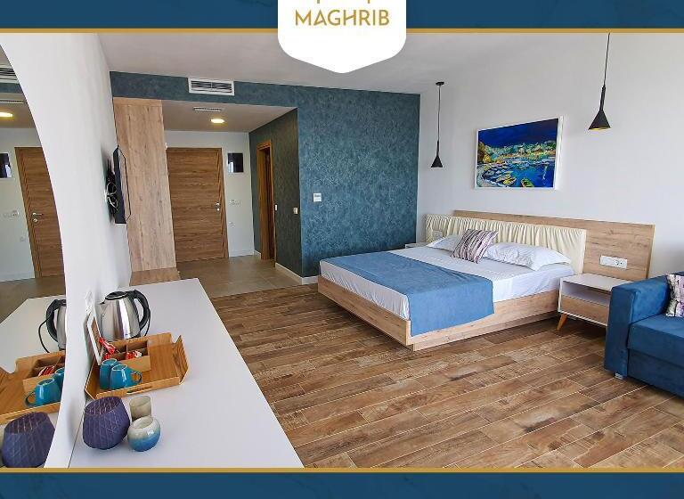 آپارتمان 1 خوابه با چشمانداز دریا, Maghrib