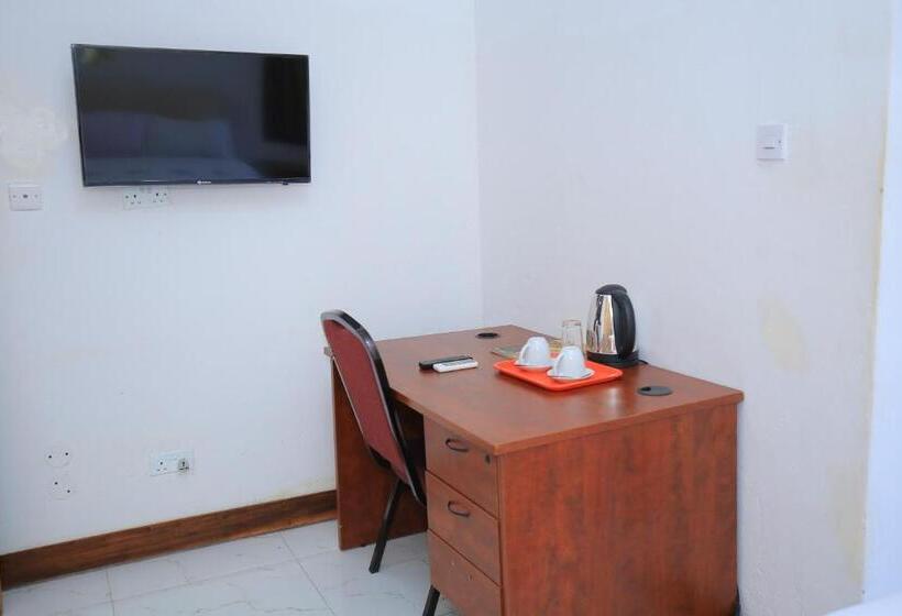 标准间带湖景, Frontiers Hotel & Conference Entebbe