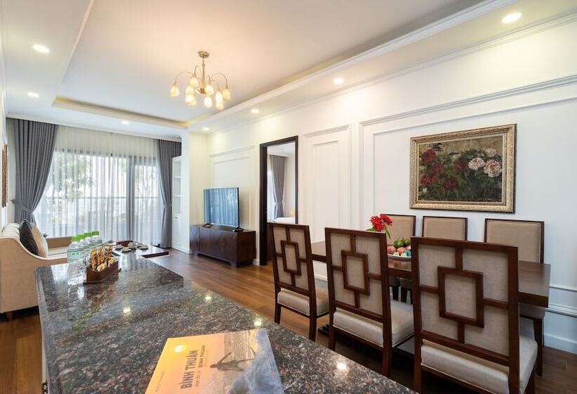 اتاق خانوادگی با چشمانداز دریا, Hoang Ngoc Beach Resort