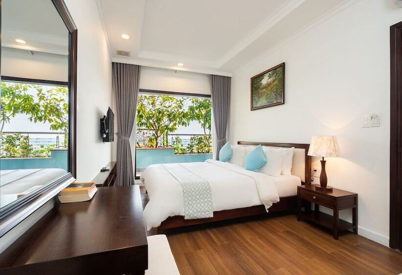 اتاق خانوادگی با چشمانداز دریا, Hoang Ngoc Beach Resort