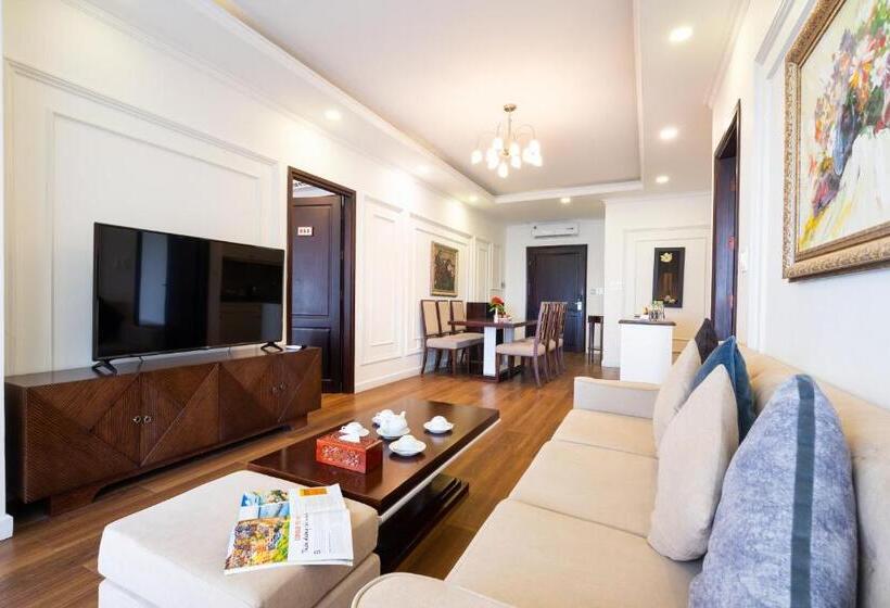 اتاق خانوادگی با چشمانداز دریا, Hoang Ngoc Beach Resort