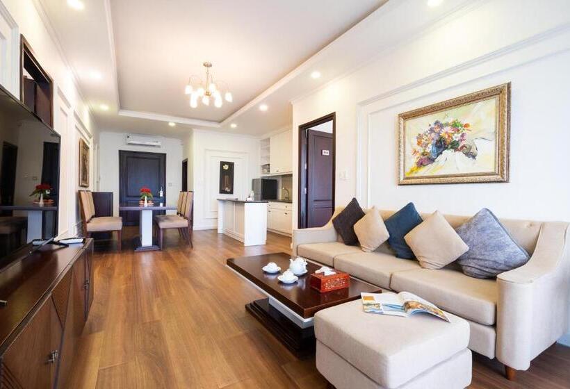 اتاق خانوادگی با چشمانداز دریا, Hoang Ngoc Beach Resort