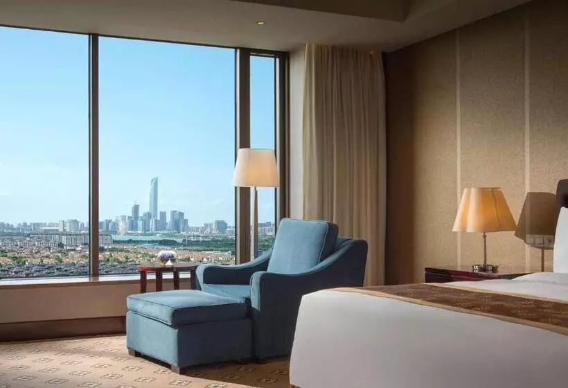キングサイズベッドのエクゼクティブルーム, Kempinski Hotel Suzhou