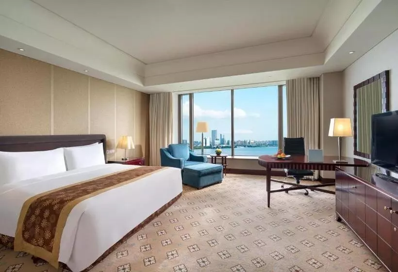 キングサイズベッドのエクゼクティブルーム, Kempinski Hotel Suzhou