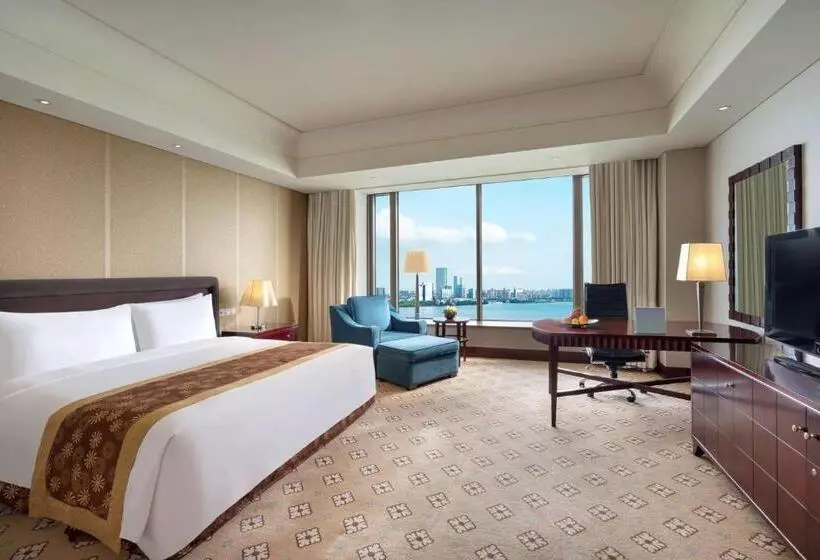 キングサイズベッドのスタンダードルーム, Kempinski Hotel Suzhou