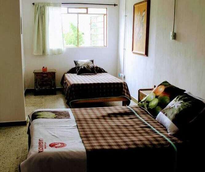 חדר סטנדרט שתי מיטות זוגיות, Hacienda Cafetera La Gaviota