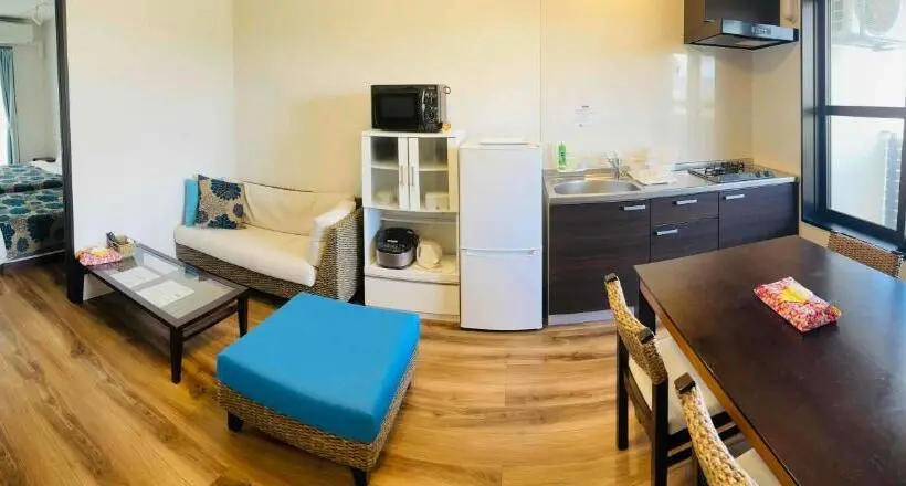 Deluxe Kolmen Hengen Huone Merinäkymä, Yukurina Resort Okinawa