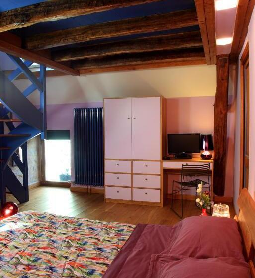 패밀리 룸 가든 전망, Maison D'hôtes Les Rainettes