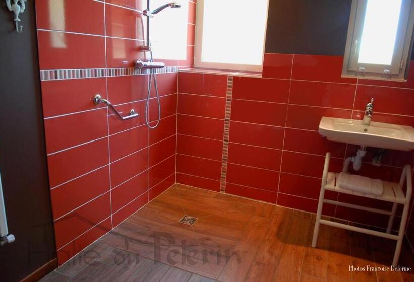 غرفة قياسية سرير كينج لذوى الإحتياجات الخاصة, La Halte Du Pelerin Chambres D Hotes