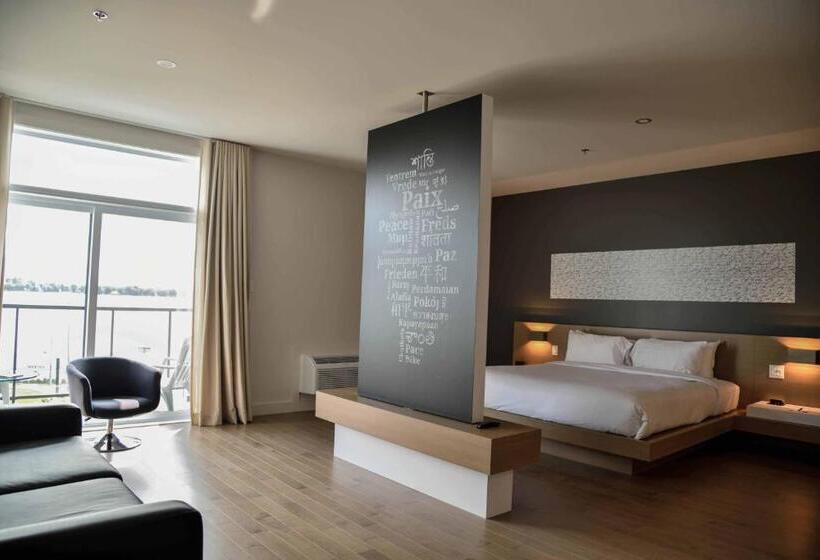 キングサイドベッドのスタンダードワンルーム, La Cache Du Lac Champlain