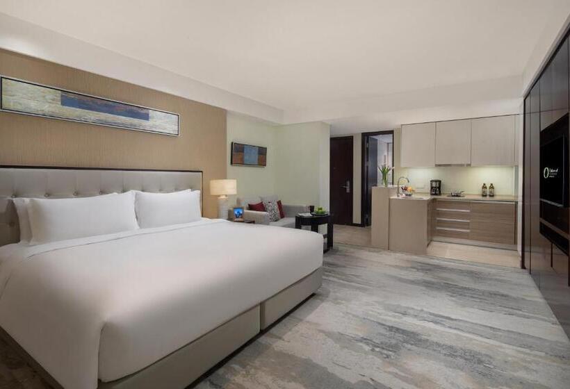 Студио Executive, Oakwood Residence Hangzhou   Close To Westlake And Yellow Dragon Stadium