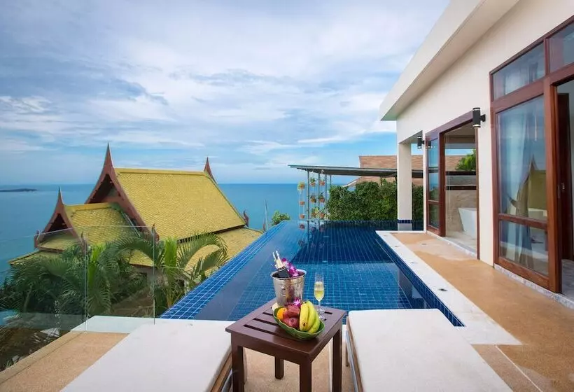 ویلای 2 خوابه با چشم‌انداز دریا, Sandalwood Luxury Villa Resort