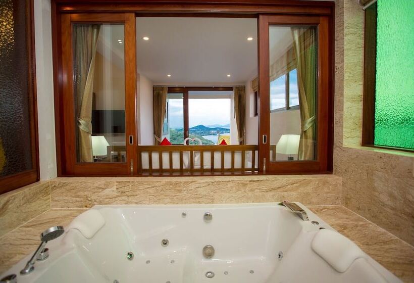 침실 2개 빌라 바다 전망, Sandalwood Luxury Villa Resort