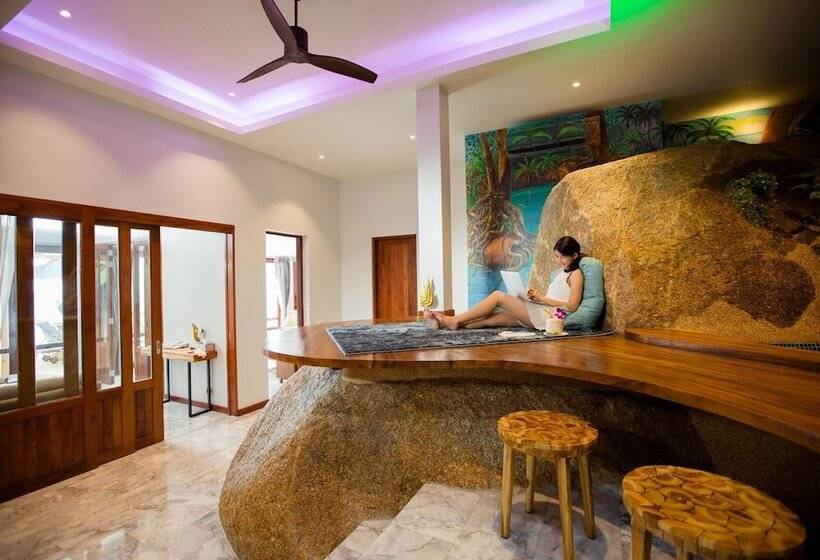 침실 2개 빌라 바다 전망, Sandalwood Luxury Villa Resort