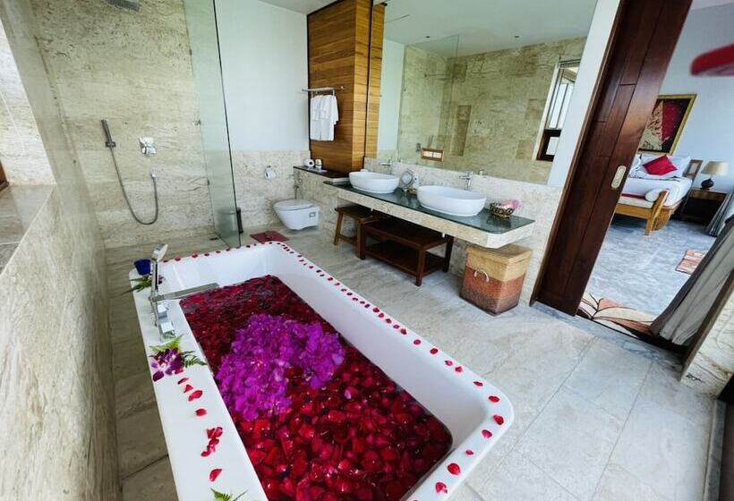 침실 2개 빌라 바다 전망, Sandalwood Luxury Villa Resort