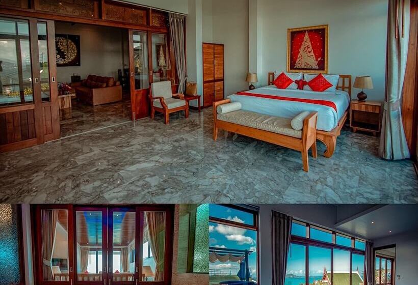 침실 2개 빌라 바다 전망, Sandalwood Luxury Villa Resort