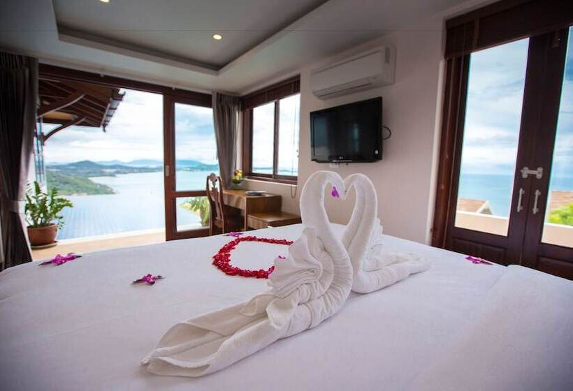 침실 2개 빌라 바다 전망, Sandalwood Luxury Villa Resort