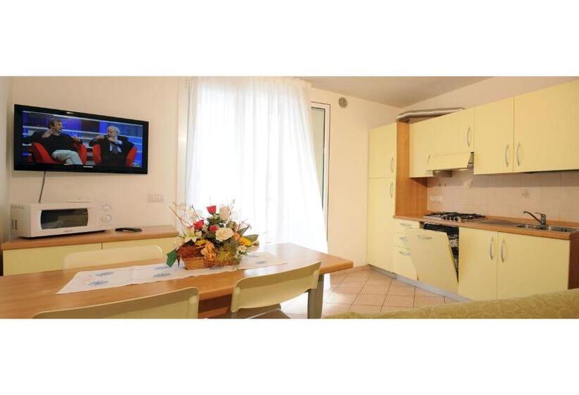 1 Schlafzimmer Apartment seitl. Meerblick, Residence Corallo