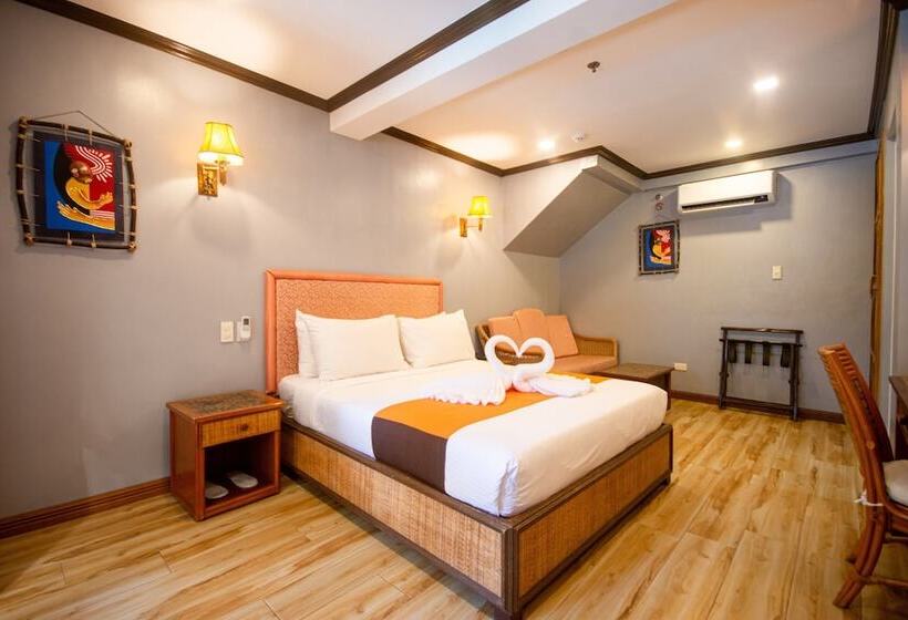 غرفة ديلوكس مطلة على حمام السباحة, Red Coconut Beach Hotel Boracay