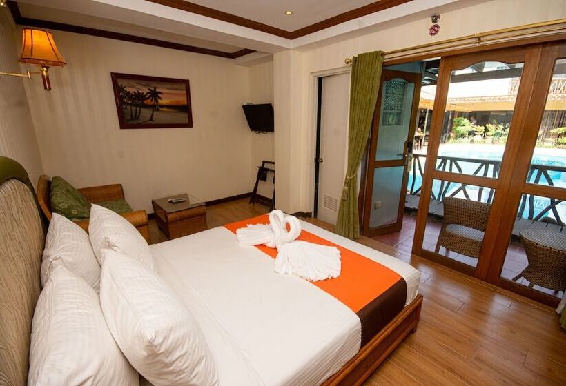 풀장 전망 디럭스 룸, Red Coconut Beach Hotel Boracay