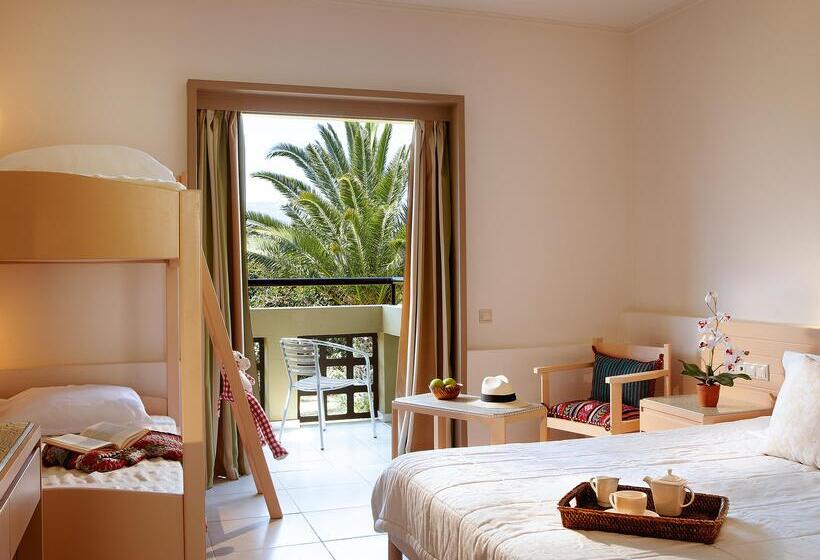 חדר משפחתי נוף לגינה, Grecotel Meli Palace, Lifestyle All In Resort