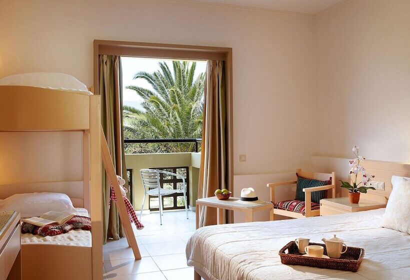 חדר משפחתי נוף לגינה, Grecotel Meli Palace, Lifestyle All In Resort