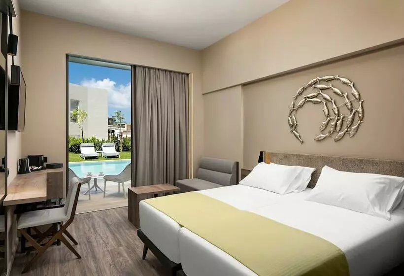 اتاق لوکس با چشمانداز دریا, Atlantica Amalthia Beach Hotel Adults Only
