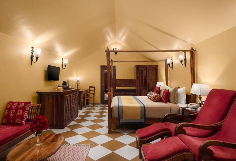 带花园景观和一个卧室的别墅, Jüsta Rajputana Resort & Convention Centre, Udaipur