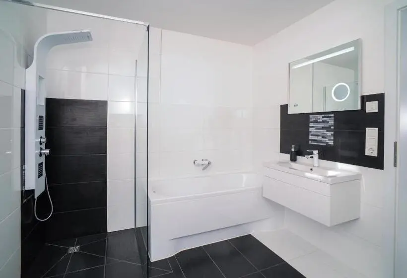 １階の１ベッドルームアパートメント, Designapartments Sweet Home   Sennhütte 11