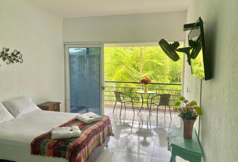 带阳台套房, Ikara Hotel Campestre Villeta