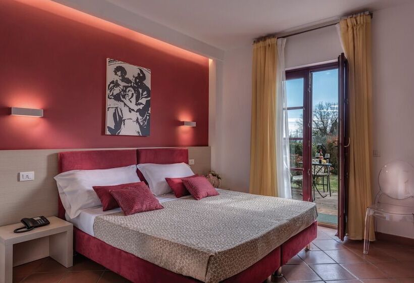 غرفة قياسية داخلية, & Restaurant Casolare Le Terre Rosse