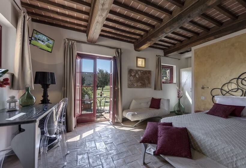 غرفة ديلوكس, & Restaurant Casolare Le Terre Rosse