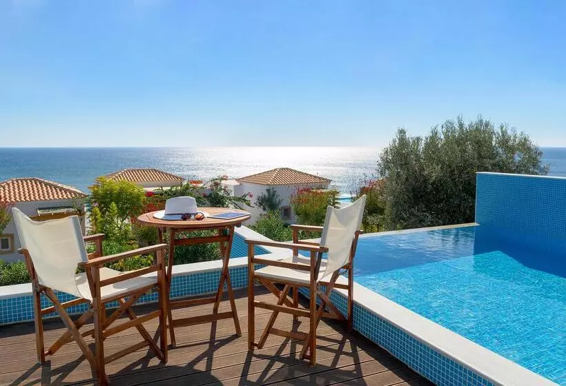 اتاق لوکس با چشمانداز دریا, Atrium Prestige Thalasso Spa Resort & Villas
