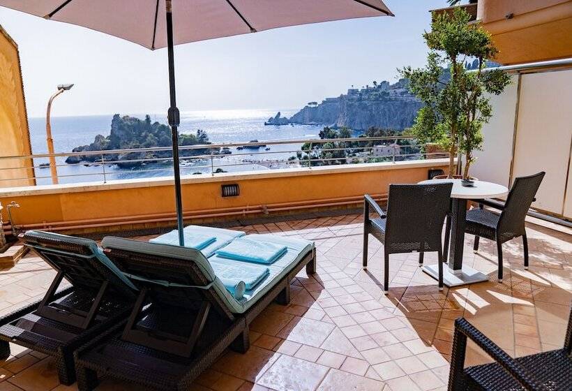 Tengerre Néző Családi Szoba, Taormina Panoramic