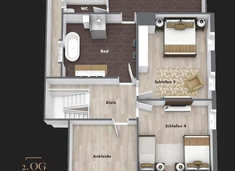 شقة غرفة واحدة, Primera Villa