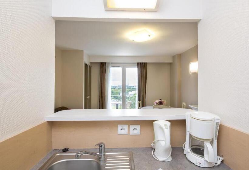 Апартаменты 1 Спальня с Балконом, Tulip Inn Honfleur Residence & Spa