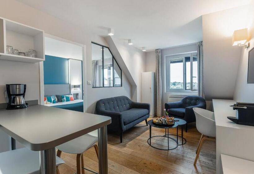 Апартаменты 1 Спальня, Le Cornouaille Hotel & Spa