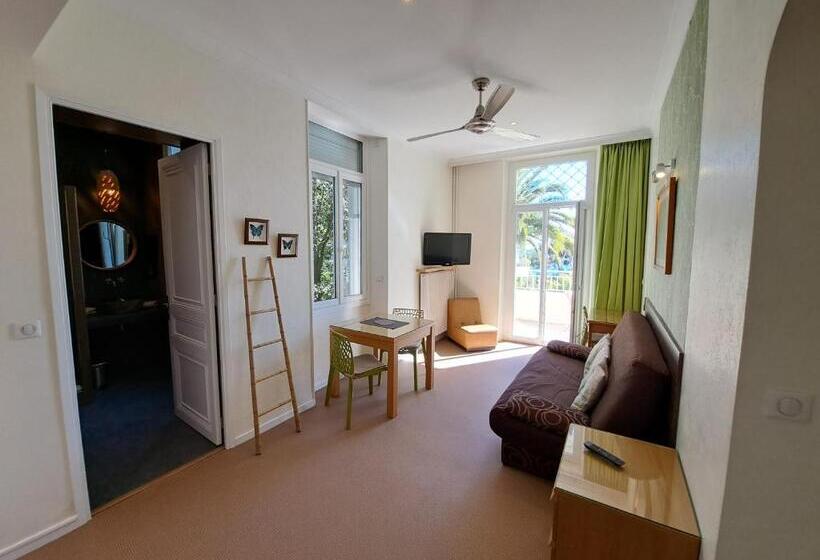 1침실 테라스 아파트 바다 전망, Residence Veles Plage
