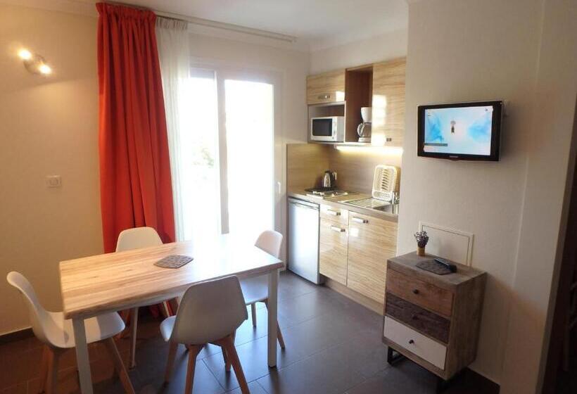 침실 1개 전망 아파트, Residence Veles Plage
