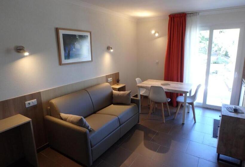 带1个卧室带观景的公寓, Residence Veles Plage