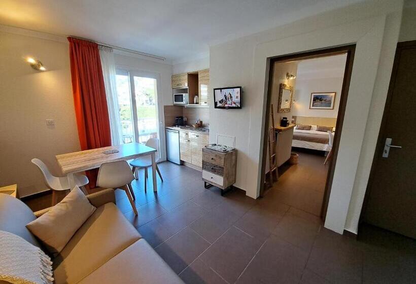 침실 1개 전망 아파트, Residence Veles Plage