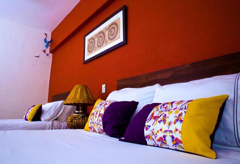 חדר לארבעה סטנדרטי עם נוף לגינה, Boutique Rancho San Juan Teotihuacan